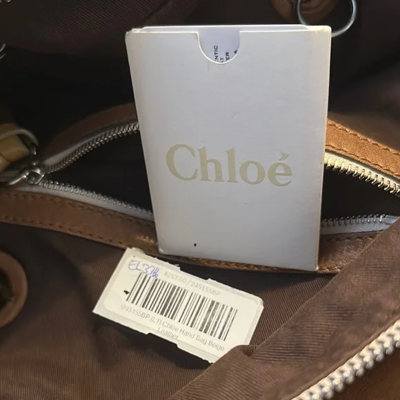 Vintage Chloe Brown Leather Shoulder Bag with Dome Silhouette - Picture 7 of 8